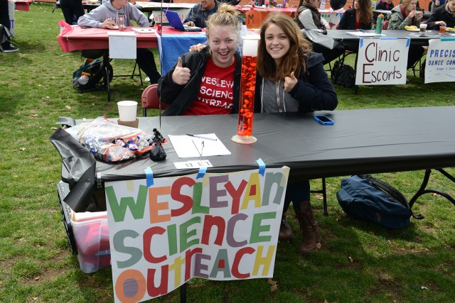 Student Activities Fair at WesFest. 