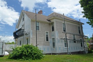 The Sign House, at 64 Lawn Avenue is under construction this summer. 