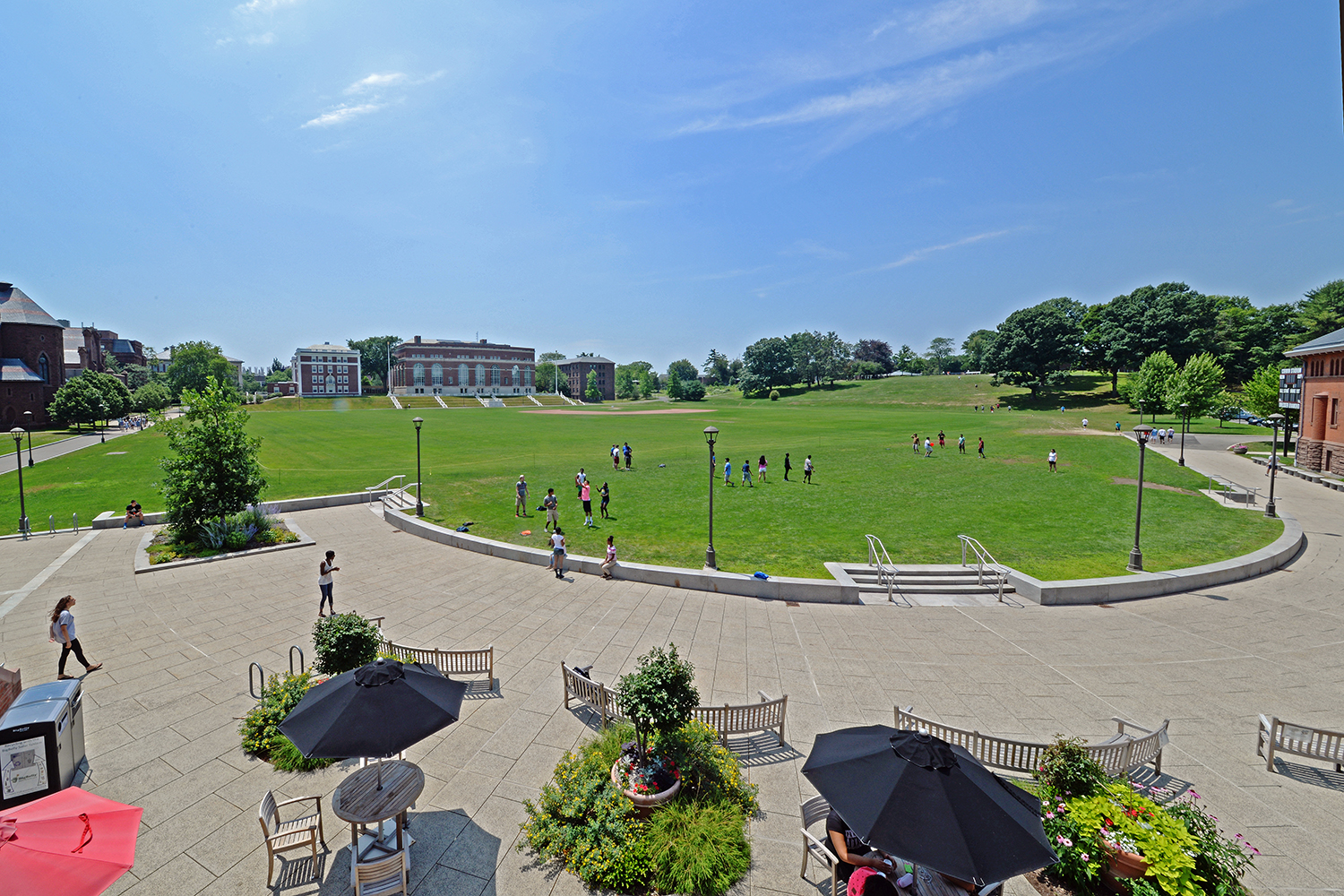 The six-week academic summer program offers intensive math, science, writing and language training; counseling, mentoring and academic support services; exposure to Wesleyan's faculty members who do research in mathematics and the sciences; and education or counseling services designed to improve the financial and economic literacy of students. 