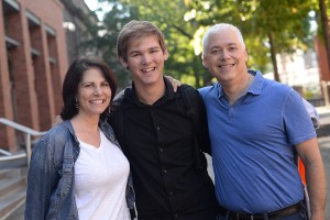 On Sept. 25, Lisa and Scott Josephs of Chapel Hill, N.C. flew to Connecticut to attend Family Weekend with their son, Aaron '18. This is their fourth visit to campus.