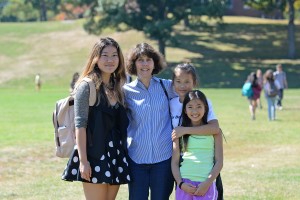 Family Weekend at Wesleyan University, Sept. 26, 2014. (Photo by Olivia Drake)