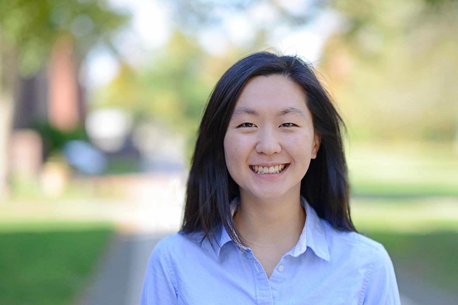 Angela Yoo '15 is co-coordinator of the tutoring program, WesReads/WesMath, which allows Wesleyan students to tutor at two different local elementary schools. (Photo by Olivia Drake) 