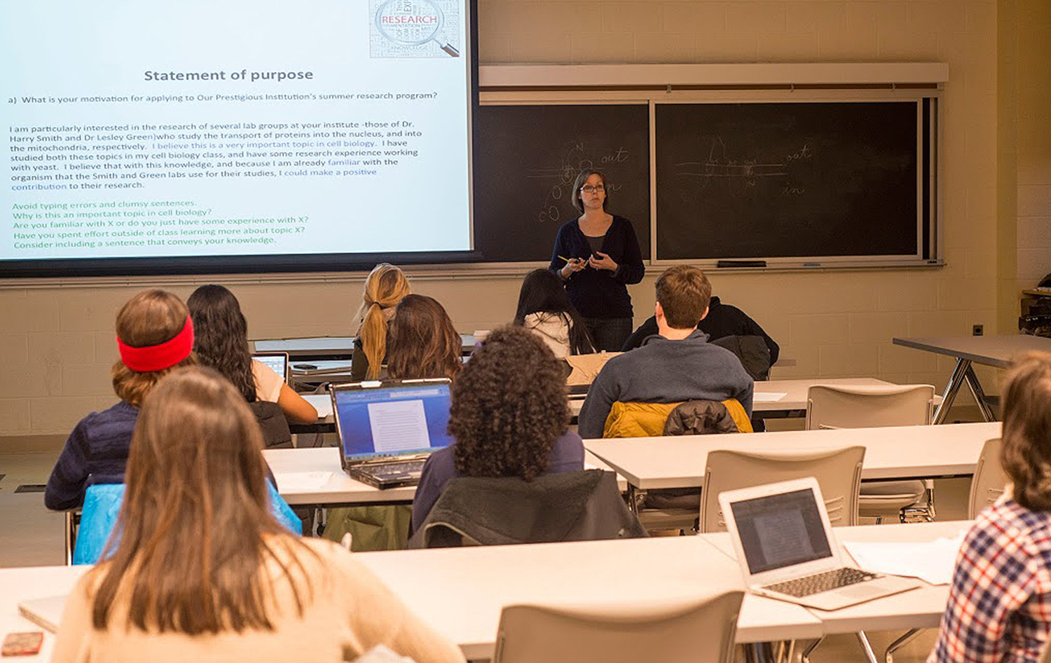 Students were required to attend both sessions and complete a mock application. The workshop also provided guidance on locating appropriate summer research programs and requesting supporting letters of recommendation.