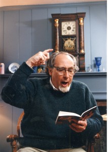 George Creeger lecturing. 