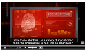 The ITS training videos teach computer users about cyber criminals. 