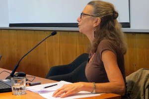 Kari Weil, University Professor of Letters, director of the College of Letters, spoke on "Current Trends in American Animal Studies Educational Diplomacy" at the U.S. Embassy in Santiago, Chile.  