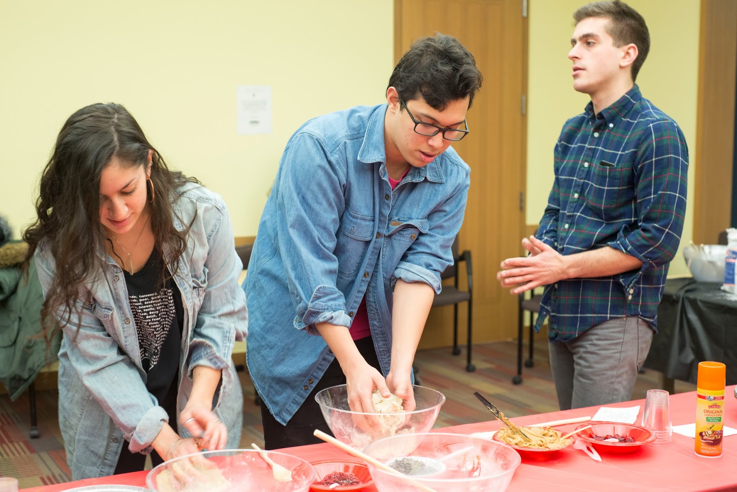 "Making hamantaschen from scratch is surprisingly simple, even for people like me who have no baking skills but still want to connect to a yummy tradition," Rebecca Seidel '15 said. "It was a great way to take a break from midterms while feeling a bit closer to home."