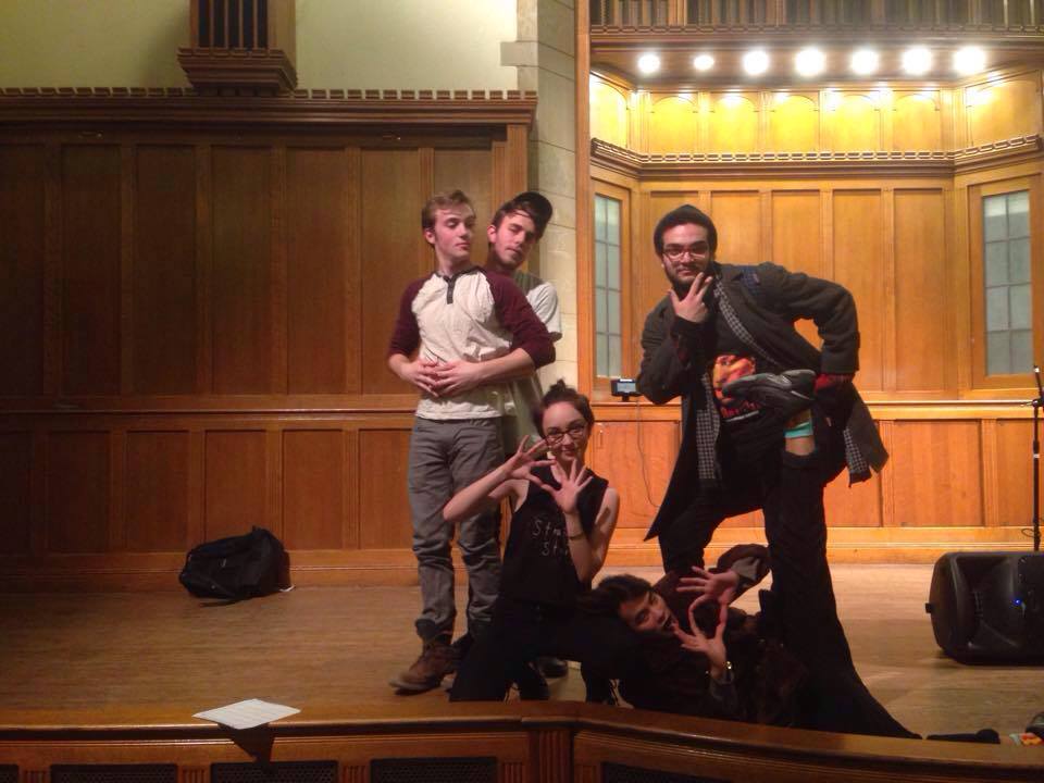 Wesleyan's slam poets competed against five other teams. 