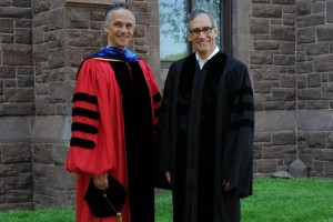 Alan M. Dachs '70, Hon '07, P'98 received The Raymond E. Baldwin Medal on May 24. (Photo by John Van Vlack)