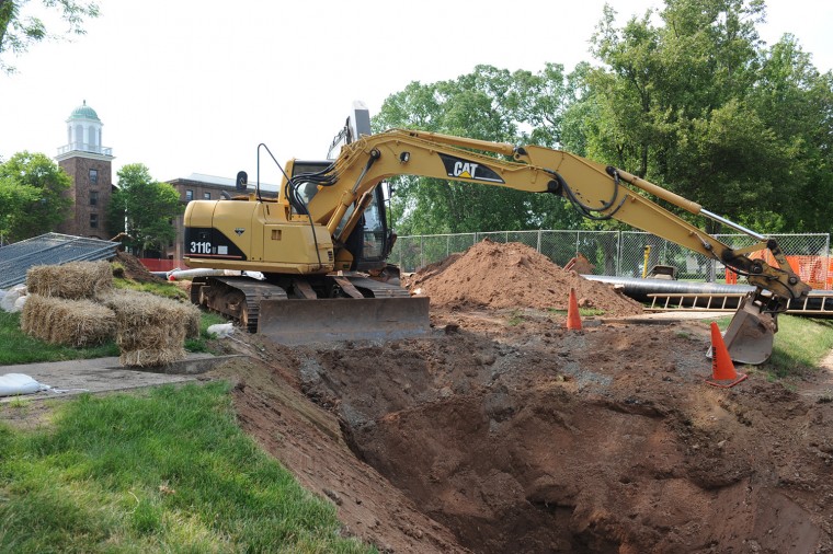 Wesleyan Works on Utilities Infrastructure Improvements, Landscaping Projects this Summer