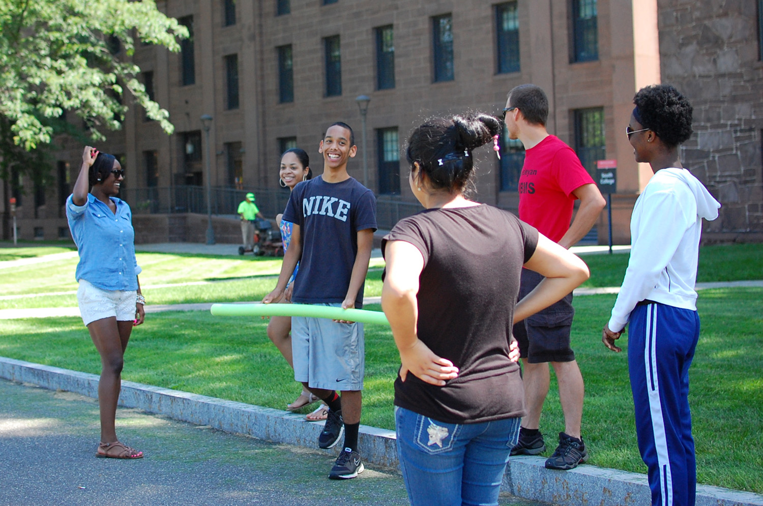 Students participate in Wesleyan's 2015 Upward Bound Program.