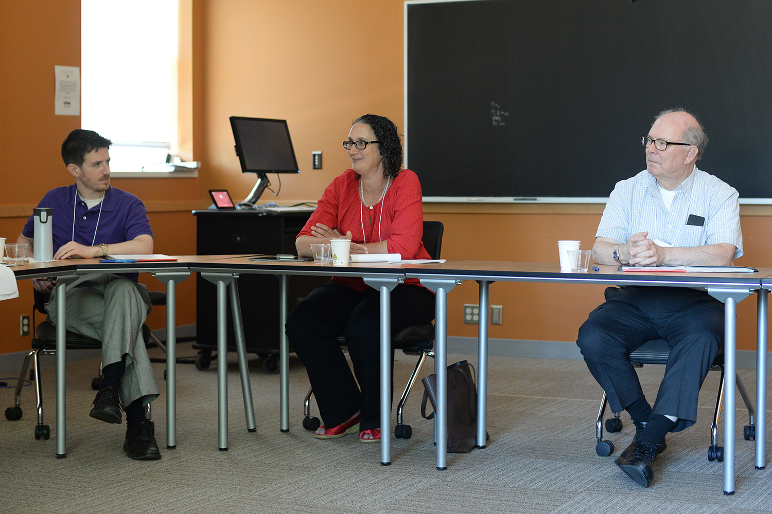 Conference participants also discussed extra-curricular teaching and advising, project based teaching, course titles and materials, teaching finance at a liberal arts college versus a business school, among other topics. 