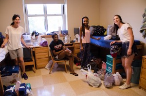 Members of the Class of 2019 moved into their student residences on Sept. 2.