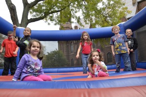 Family activities will run from 11 a.m.­–2:30 p.m. and will include a bounce house, a face painter, a balloon artist, live music and free popcorn. 