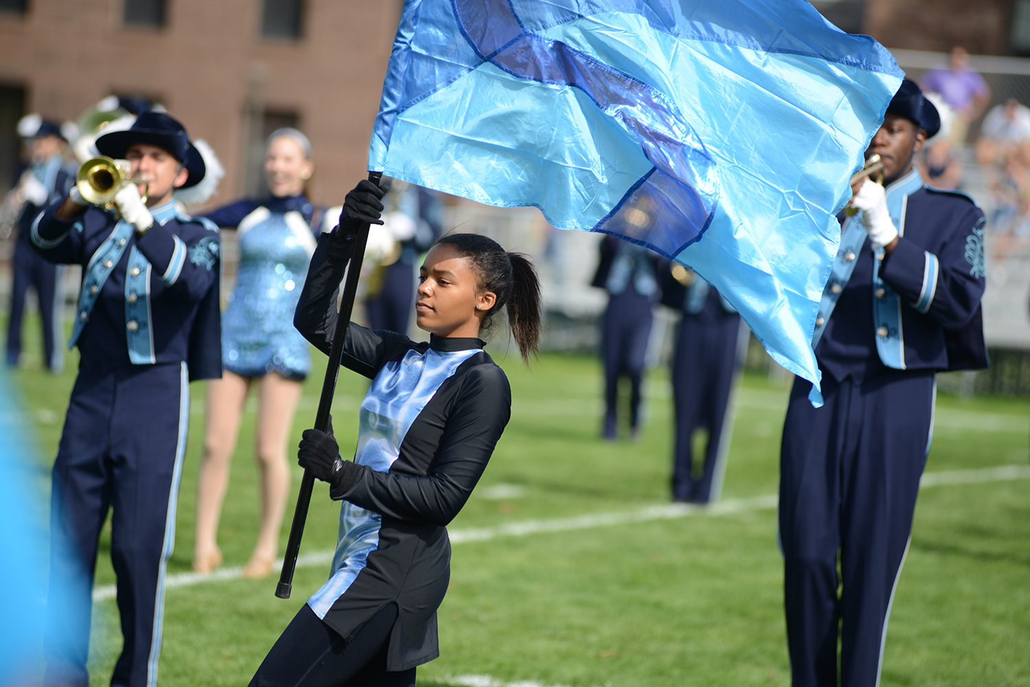 The halftime show will feature a performance by the Middletown High School Marching Band.(Photo by Will Barr '18)