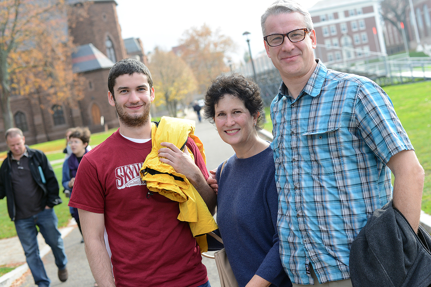 Students and their families toured the Wesleyan campus during Homecoming/Family Weekend, Nov. 6. (Photo by Olivia Drake MALS '08)