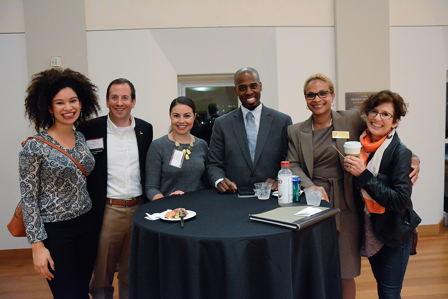 The Student of Color Reception, held in Beckham Hall on Nov. 7, provided an opportunity to recognize and share student accomplishments and experiences. Parents also attended the reception. (Photo by John Van Vlack)