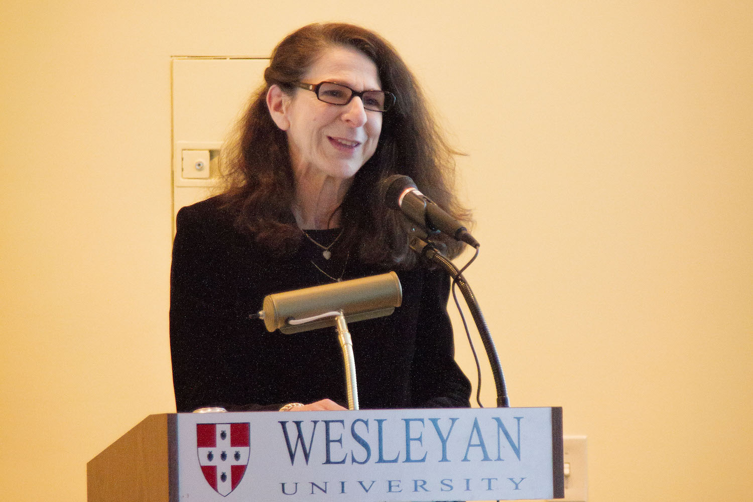 Anne Greene, director of the Wesleyan Writers Conference, University Professor of English, introduced Koeppel, a former writer, editor, and producer at CBS News, who is the author of "City On A Grid: How New York Became New York" (2015). Koeppel has helped Wesleyan establish the Koeppel journalism courses, which bring distinguished journalists to campus each semester to work closely with students. Koeppel's talk was hosted by the Writing Certificate Program and Distinguished Writers Series. A book signing followed the talk.