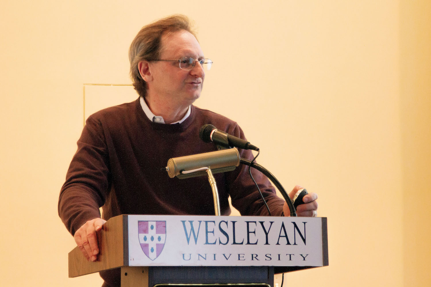 Gerard Koeppel '79, an urban historian, met with Wesleyan students and faculty on Feb. 18 to discuss "The Streets of New York."