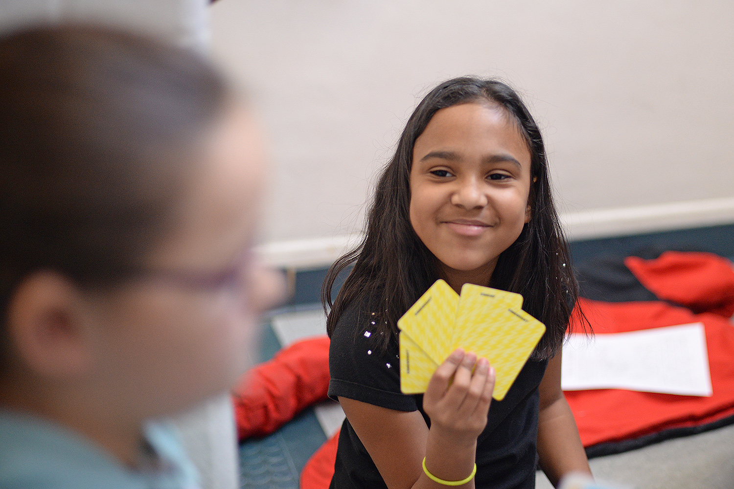 WesMyth participants play a game of Zeus on the Loose.