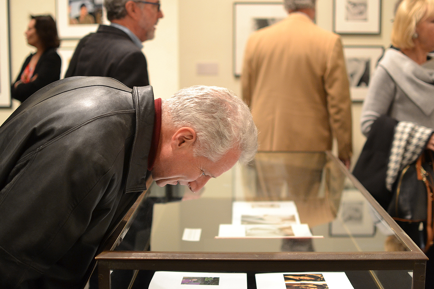 Bill Johnston, professor of history, professor of East Asian studies, professor of science in society, examines the images in Trager's book. 