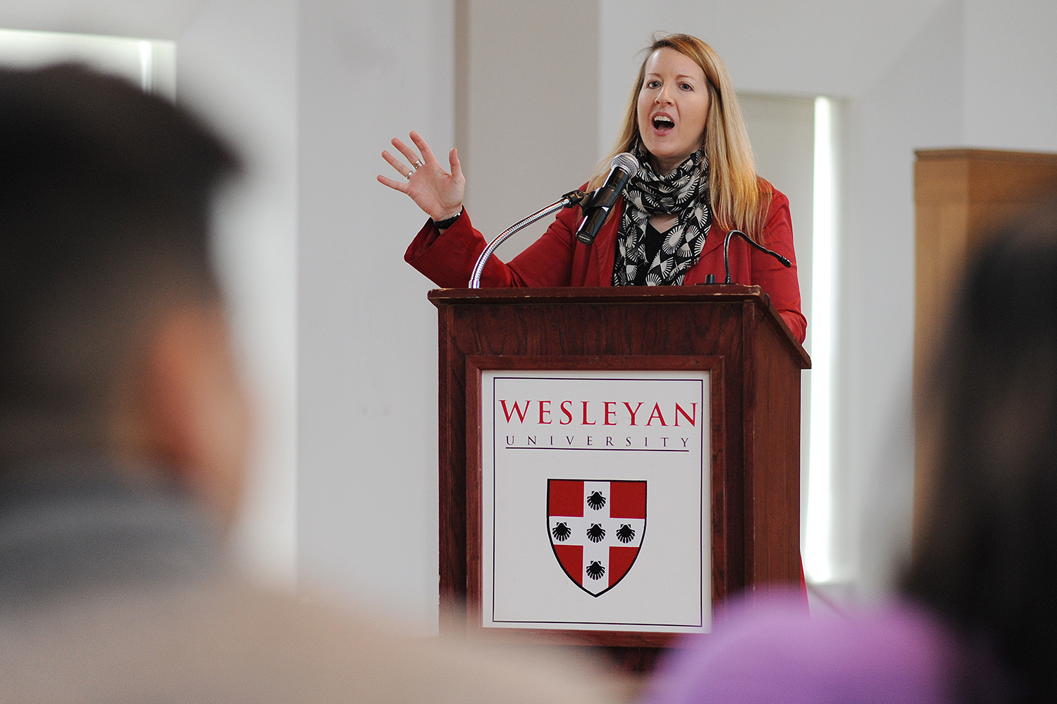 Lisa Dombrowski, associate professor of film studies, spoke on "Environmental Themes in East Asian Cinema."