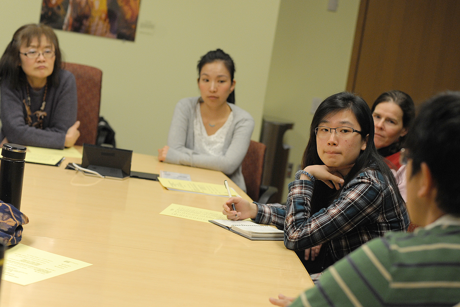 Following the faculty talks, students participated in group breakout sessions led by student facilitators.