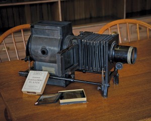 Bausch & Lomb “Balopticon” Lantern Slide Projector. The PowerPoint of the early 20th century, this device was used to illustrate astronomy lectures with lantern slides projected on a screen. Photo by John Van Vlack.