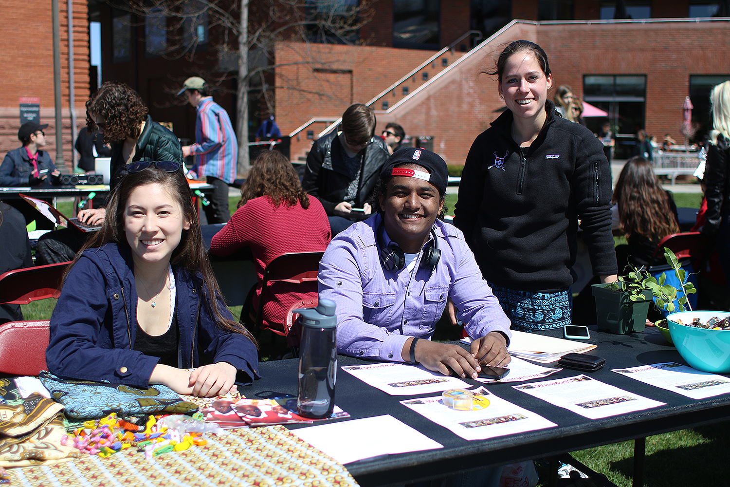 During the Student Activities Fair on April 15, students spoke to Class of 2020 admits about various clubs and activities at Wesleyan. 