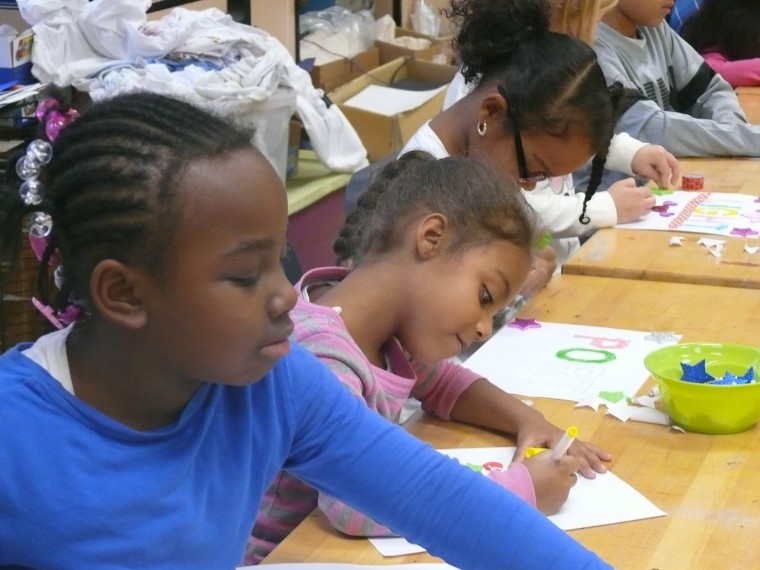 Students in the Green Street Teaching and Learning Center's after school program take classes in the arts, culture and science.