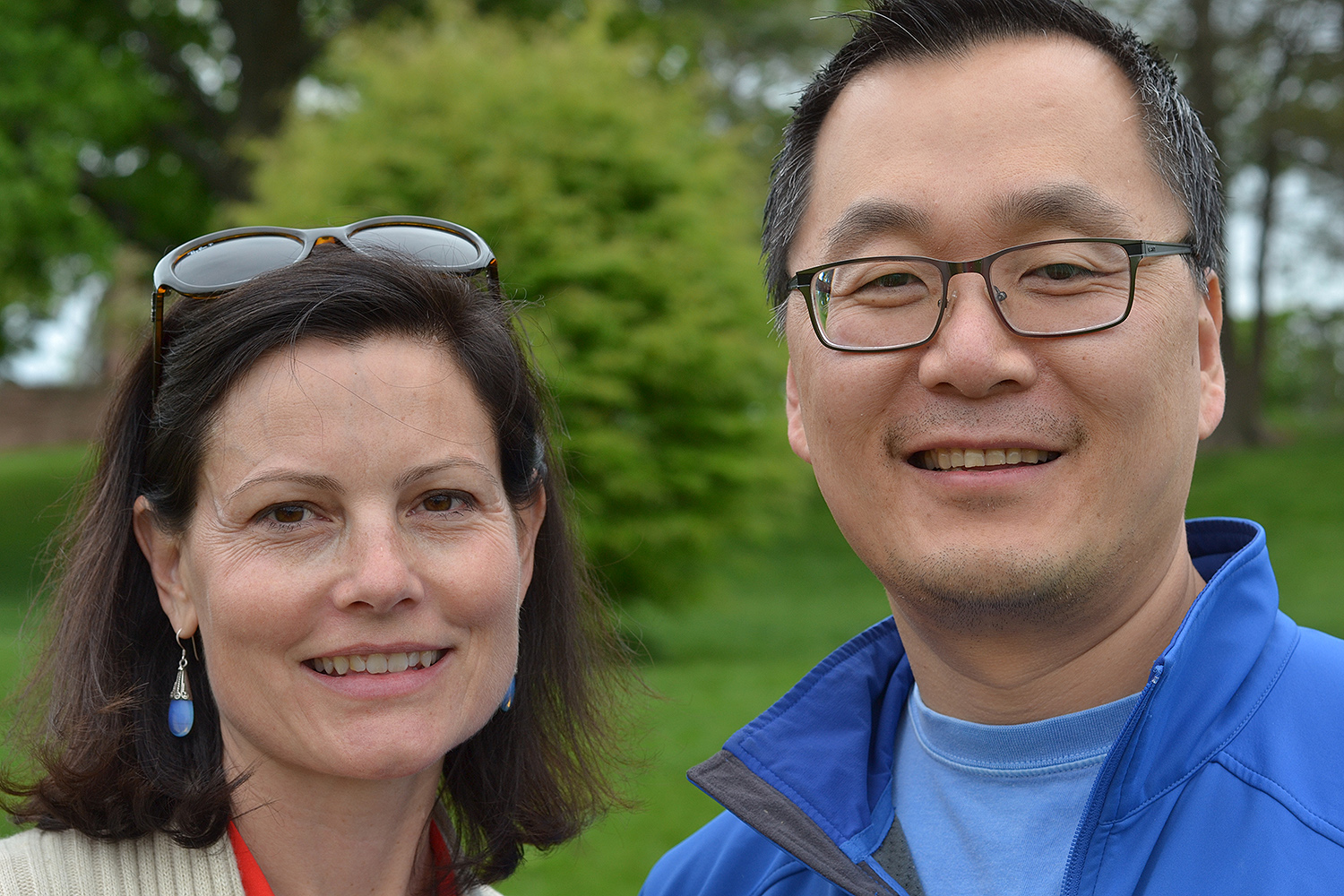 Shelley Trott '91 (Oakland, CA) and Jung Cho '91 (Pittsburgh, Penn.)