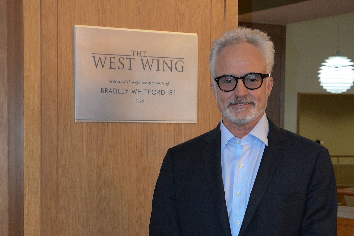 Bradley Whitford, an actor, played White House Deputy Chief of Staff Josh Lyman on the NBC television drama The West Wing. Whitford was nominated for three consecutive Emmy Awards from 2001 to 2003 for Outstanding Supporting Actor in a Drama Series for his role on The West Wing, winning the award in 2001. He received a second Emmy Award in 2015 for his role in Transparent.