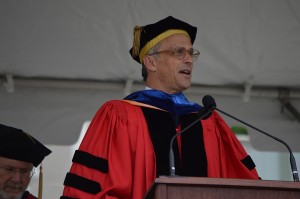 Wesleyan President Michael Roth. (Photo by Tom Dzimian)