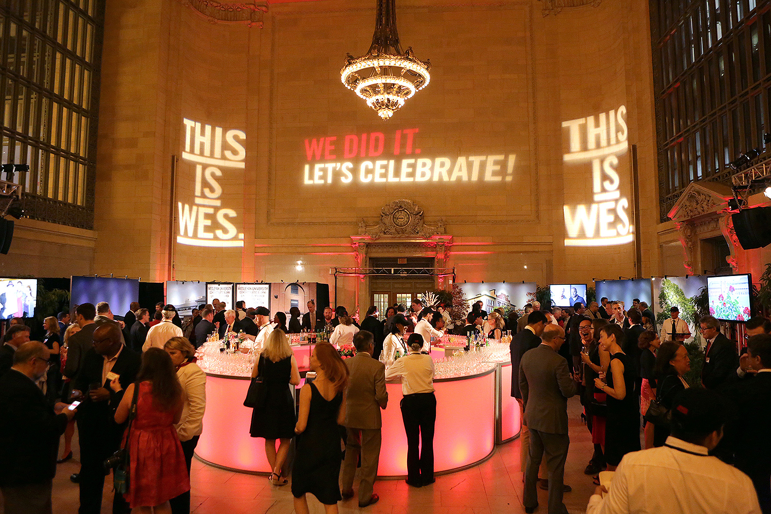 Wesleyan University and Campaign Chair John Usdan ’80 P’15, P’18, P’18, hosted a THIS IS WHY Campaign Celebration at Grand Central Station, New York, N.Y. on June 16, 2016. (Photo by Robert Adam Mayer)