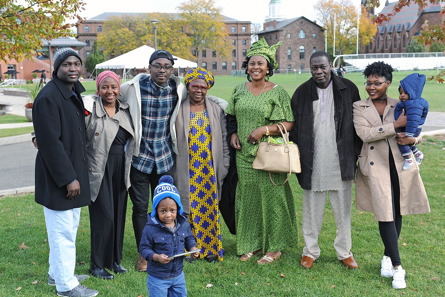 Family Weekend at Wesleyan, Oct. 28, 2016. (Photo by Olivia Drake)