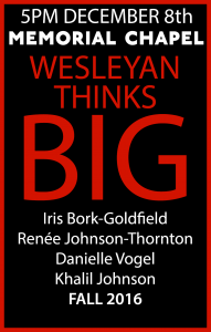 Wesleyan Thinks Big