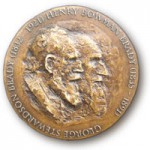 The Brady Medal is cast in bronze from original sculptures commissioned by The Micropalaeontological Society in 2007.