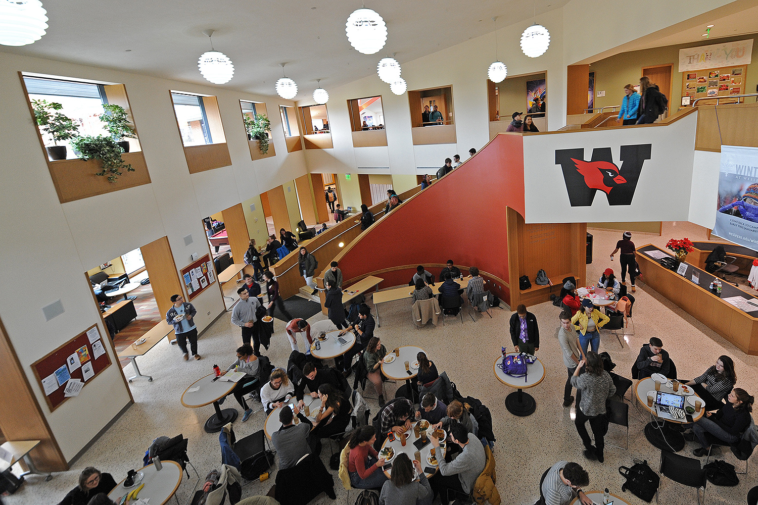 On Jan. 26, students flocked to Usdan University Center to dine and mingle with friends. 