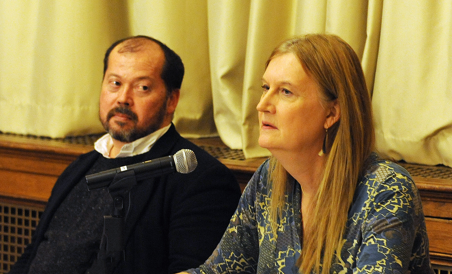 Wesleyan alumni Alexander Chee '89 and Jennifer Boylan ’80 read from their recent work, discussed queer lives and storytelling, and shared their own experiences as LGBT writers at Wesleyan.