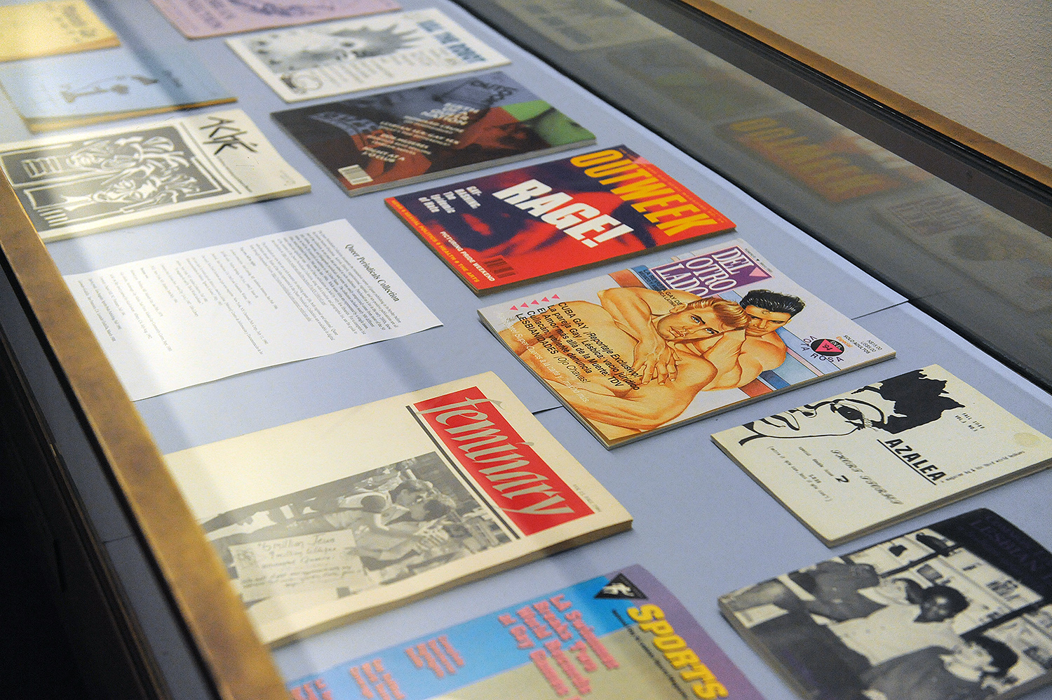 An accompanying exhibit titled "Queer Life, Queer Studies" is on display through May 15 on the first floor of Olin Library.