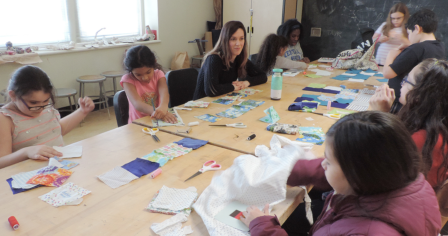 Wesleyan students frequently volunteer at the Green Street Teaching and Learning Center. 