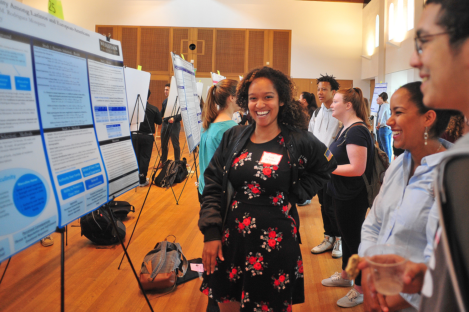 Psychology graduate student Lucy De Souza examined “Honor and Masculinity Among Latinos and European-Americans.” De Souza’s faculty advisor is Patricia Rodriguez Mosquera, associate professor of psychology.