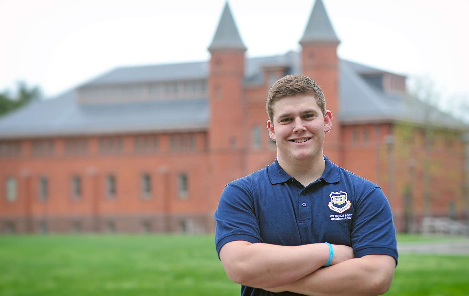 Dalton Garver '20 participates in the Air Force Reserve Officer Training Corps (ROTC) at Yale University. 