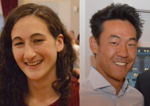Rachel Aronow ’17 and Michael Liu ’17 were honored with the Roger Maynard Memorial Award.