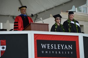 Reunion and Commencement Weekend at Wesleyan University, May 28, 2017. (Photo by Tom Dzimian)