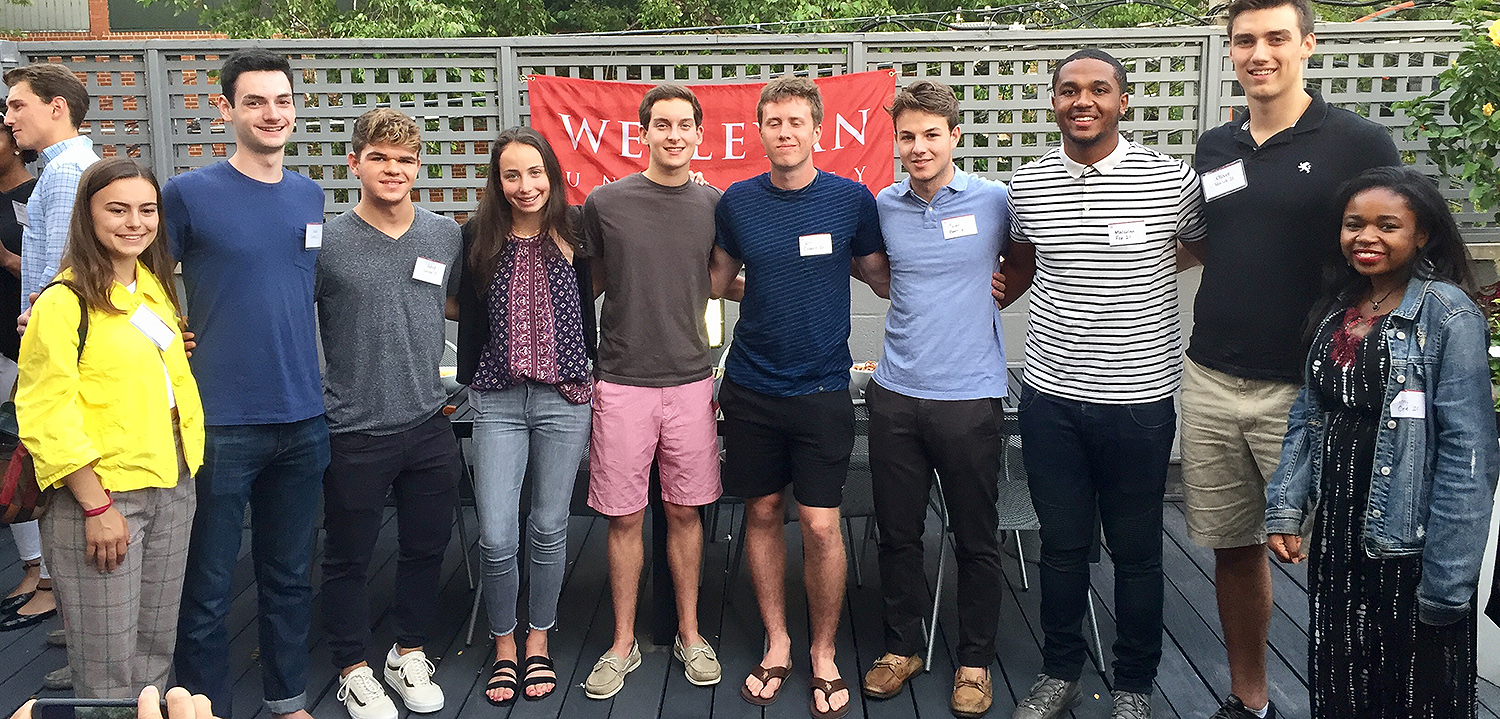 The Chicago sendoff was hosted by Lewis ’83 and Shawn Ingall P’21 on Aug. 15. 