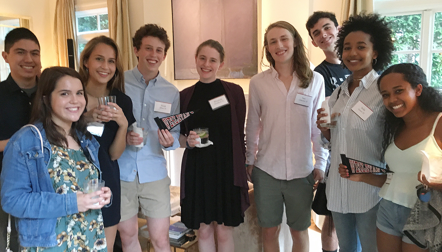 On July 17, a Summer Sendoff was held in Washington D.C. The event was hosted by Lisa Hook P’17, Peter Gillon P ’17 and Nick Springsteen ’17.