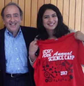 Najwa Anasse ’18 and Dr. Jay Levy
