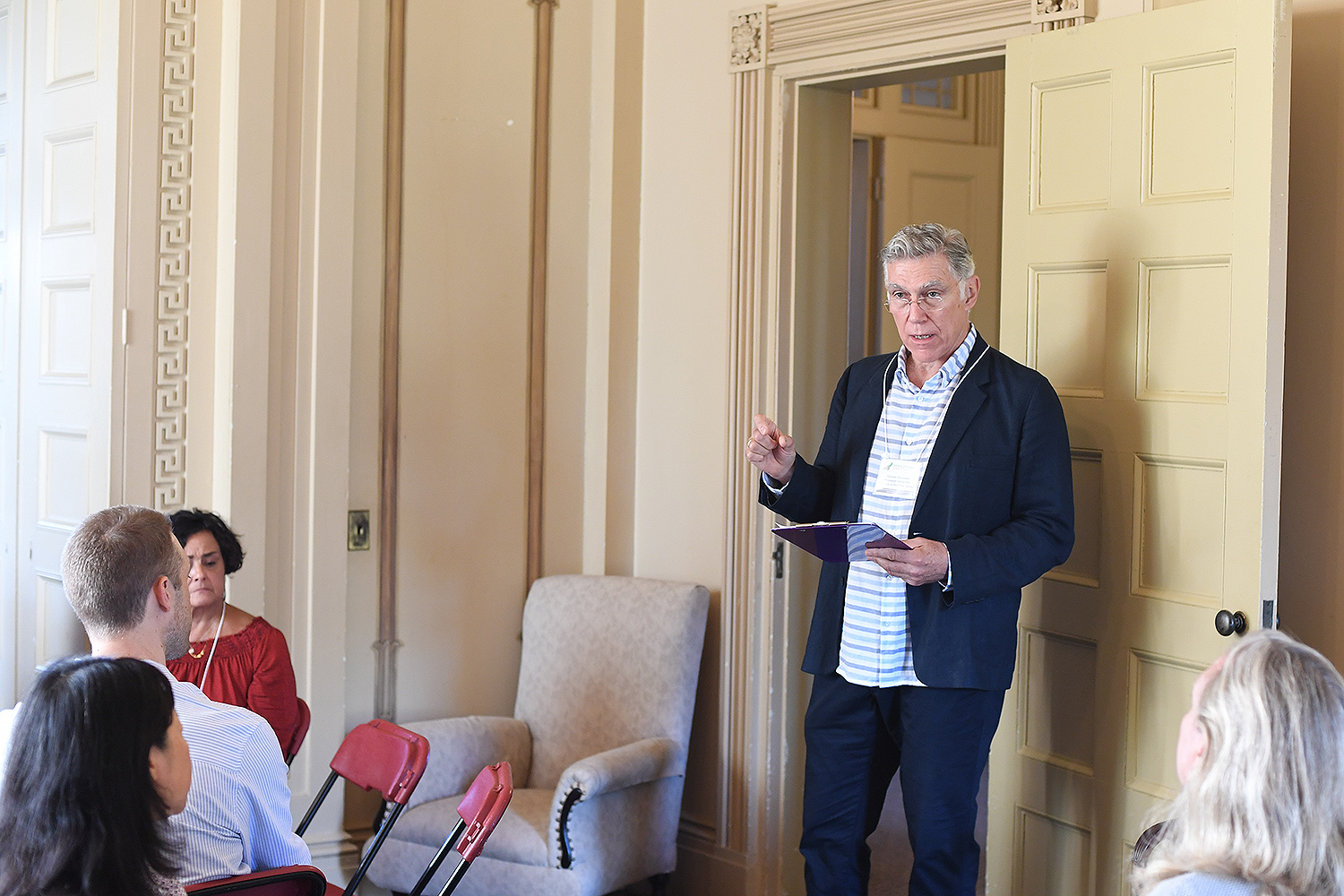Antonio González, director of the Fries Center for Global Studies and Professor of Spanish, welcomed the conference participants to Wesleyan. 