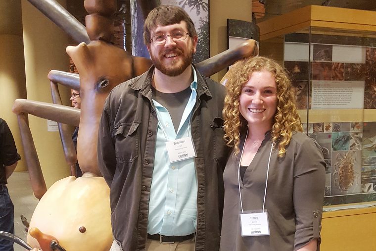 PhD candidate Brandon Case and Emily Kessler '18 attended the North Eastern Structural Symposium at the University of Connecticut.